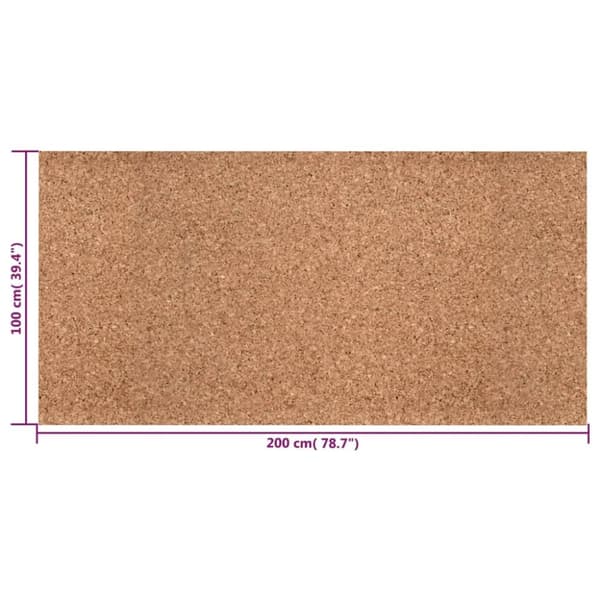 The Living Store korkrulle 100x200 cm 8 mm -  Isolering