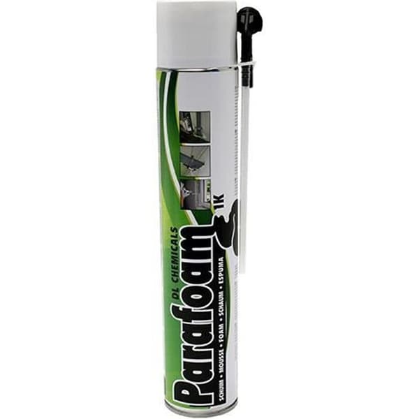 Mousse polyuréthane Parafoam 1K DL CHEMICALS - Tête en bas - 750 ml - 090001000