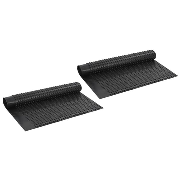 Fuktskyddsmattor präglade 2 st HDPE 400 g/m² 1x20 m