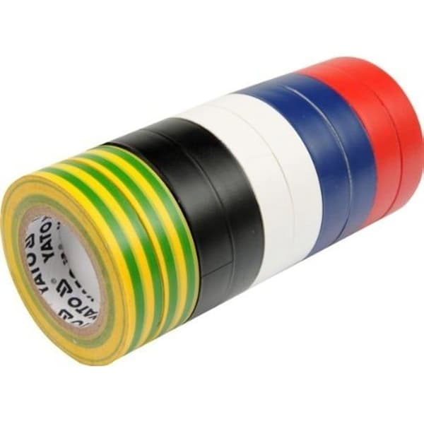Yato - YT-8173 - Isoleringstejp 19 mm x 20 m 10 stycken