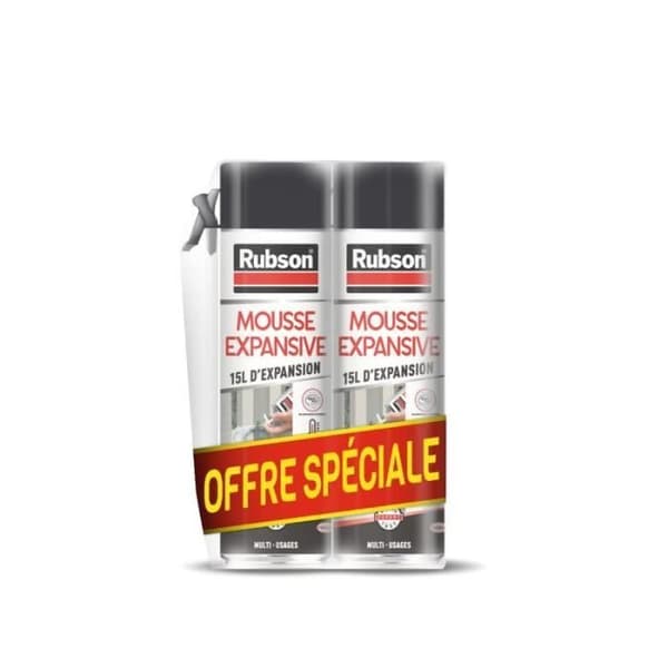 RUBSON Expanding Foam Aerosol - 2 aerosoler 345 ml