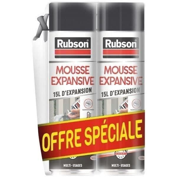 RUBSON Expanding Foam Aerosol - 2 aerosoler 345 ml