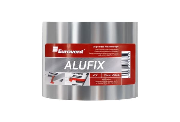 Enkeltsidet tape ALUFIX 75mm x 50m