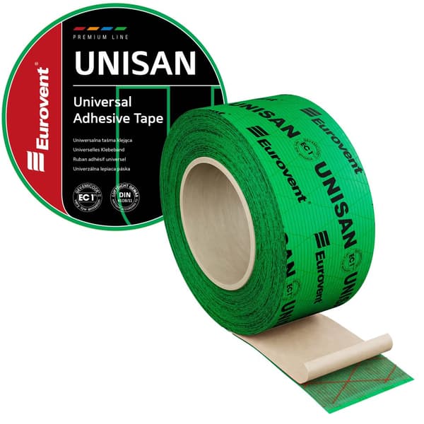 UNISAN enkelsidig tejp 60mm x 25m