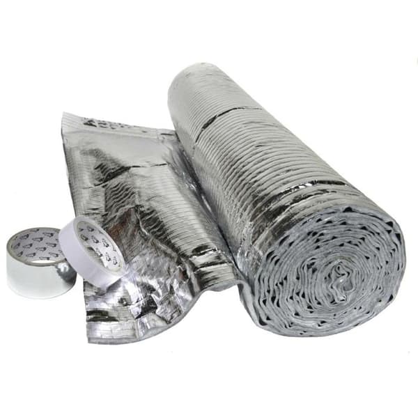 Kit isolering garageport - Tillverkad i Frankrike - 3 lager - 5,70 m² - 7,60 x 0,75 m - 180 g/m²