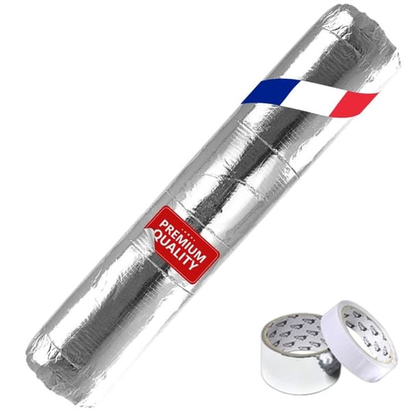 Kit isolering garageport - Tillverkad i Frankrike - 3 lager - 5,70 m² - 7,60 x 0,75 m - 180 g/m²