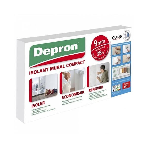 QUELYD - Quelyd Väggisolering Depron 9mm 7 plattor på 1m²