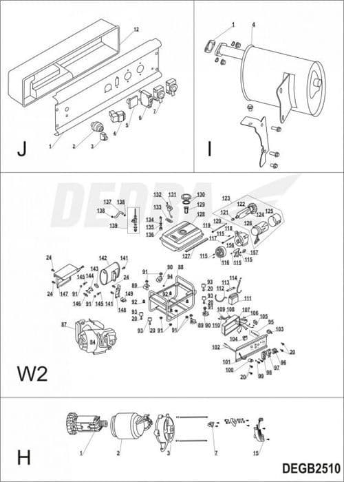 Syntetiskt isoleringsmaterial (polystyren - skum - tunn isolering - reflektiv) Dedra - XDEGB2510X.B09 - Isolator