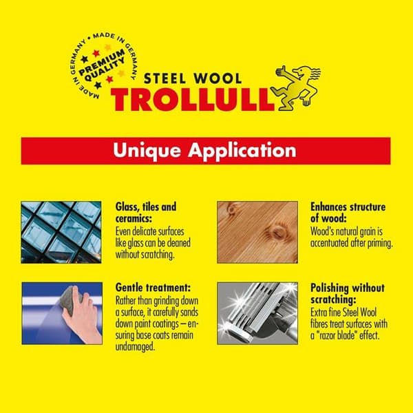 Naturligt isoleringsmaterial (träull - djurull - fiberväv - kork - hampa - lerputz - lin) Trollull - 6293-00