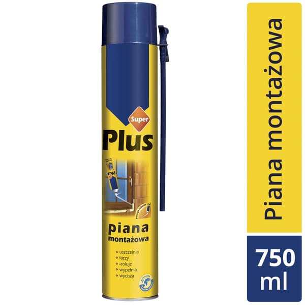 Super Plus lavtryks-monteringsskum 750 ml