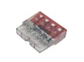 Miniatyrbillede 3 af 4: Lynkobling installationsstik 4x0,5-2,5mm2 transparent Wago 1 stk.