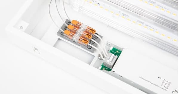 Lynkobling, installationsstik, gennemføring, 2x0,2-4,0mm2, transparent, Wago 221-2411, 1 stk.