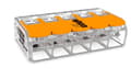 Miniatyrbillede 1 af 3: Lynkobling med vippegreb 5x0,5-6,0mm2 transparent Wago 221-615 1 stk.