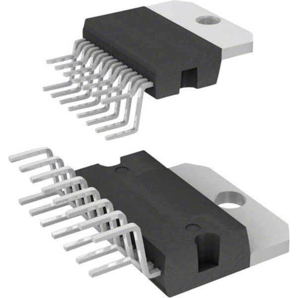 STMicroelectronics STA540 Linjär IC - Förstärkare Audio 2-Kanaler (Stereo) eller 4-Kanaler (Quad) Klass AB Multiwatt-15