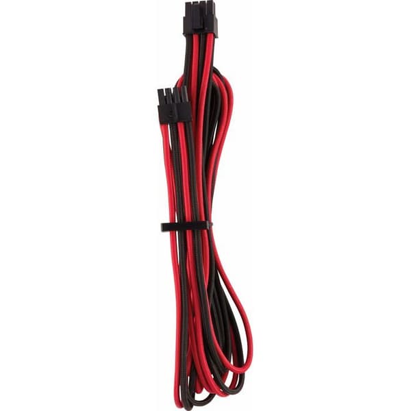 Strömkabel - Corsair - Premium Sleeved - 8 stift EPS12V - Dubbelpack - Svart