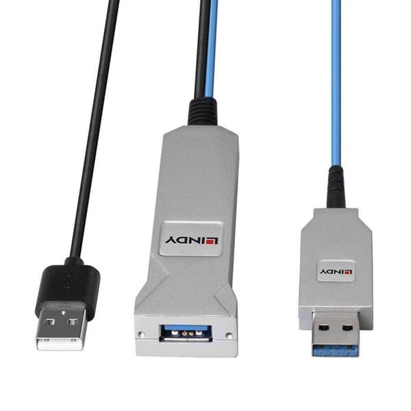 Lindy integrationskabel - 43345 - 30m Fiberoptisk USB 3.0 Kabel