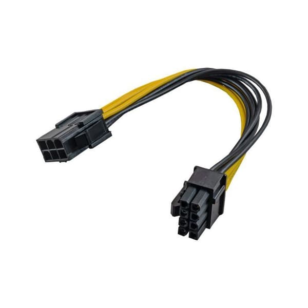 Akyga integrationskabel - AK-CA-07 - 6-stift PCI-E till 8-stift PCI-E adapterkabel 20 cm
