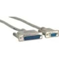 Miniatyrbild 1 av 4: Kabel - Microconnect integrationsband - IBM029 - Seriell / parallell kabel - DB-9 (W) bis DB-25 (M) - 3 m - Grau