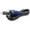 KVM-kabel - TRENDNET - 4,57 m - USB 2.0 - USB- och VGA-kontakt - Flera OS-kompatibel