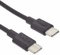Miniatyrbild 1 av 2: Kabel - integrationskabel Wentronic - 66316 - goobay - USB-kabel - USB-C (M) bis USB-C (M) - USB2.0 3 A - 0,5m - Schwarz ()