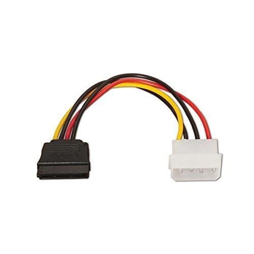 SATA-strömkabel, 5,25", M-SATA-H, 16 cm