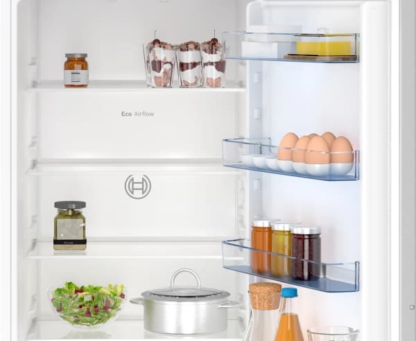 Bosch Serie | 2 KIN96NSE0 - Kjøleskap/fryser - bunnfryser - innebygd - fordypning - bredde: 56 cm - dybde: 55 cm - høyde: 194 cm - 290 liter - Klasse