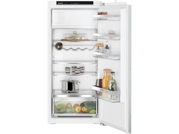 Siemens iQ300 KI42LVFE0 - Jääkaappi pakastimella - sisäänrakennettu - kapealla - leveys: 56 cm - syvyys: 55 cm - korkeus: 122,5 cm - 187 litraa - Luo
