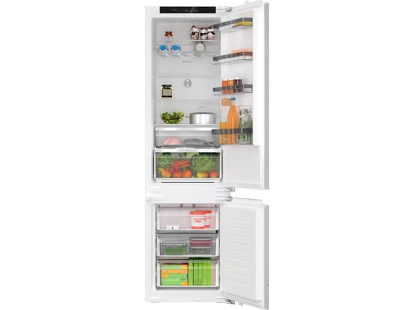 Bosch Serie | 4 KIN96VFD0 - Kjøleskap/fryser - bunnfryser - innebygd - fordypning - bredde: 56 cm - dybde: 55 cm - høyde: 194 cm - 290 liter - Klasse