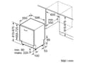 Miniatyrbilde 5 av 5: Bosch Series 6 PerfectDry SMD6TCX00E Integrert oppvaskmaskin