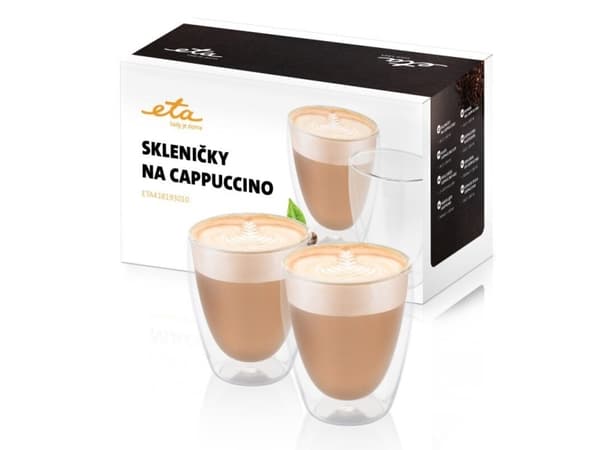 ETA 4181 93010 - Cappuccino glass - 240 ml (en pakke 2)
