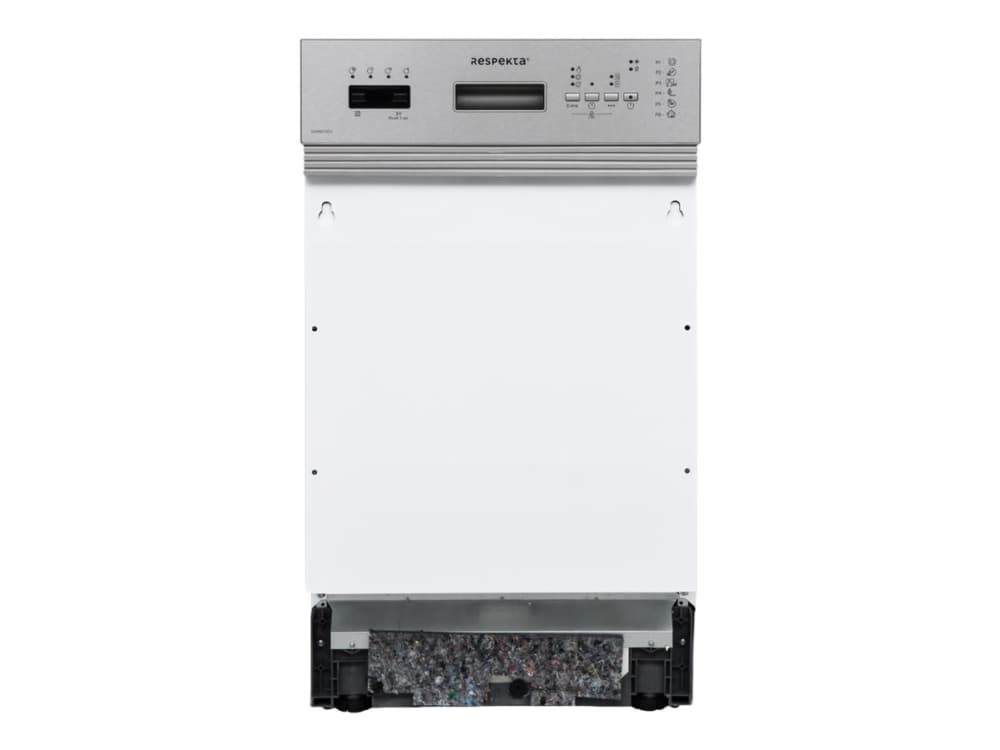 respekta GSP45TIDV Alina - Diskmaskin - inbyggd - Nisch - bredd: 45 cm - djup: 60 cm - höjd: 82 cm - rostfritt stål