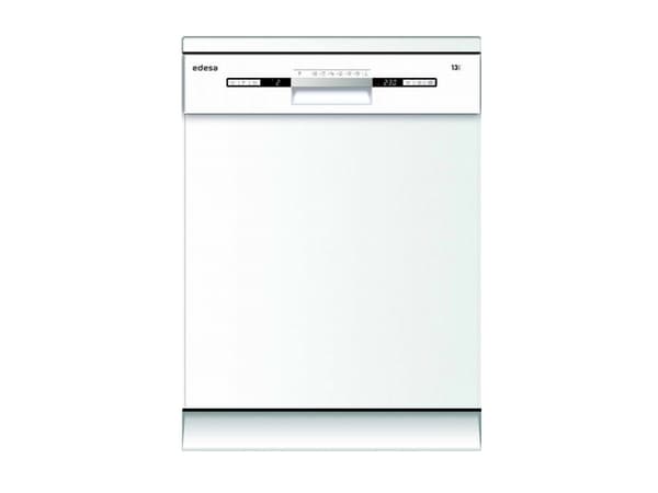 Edesa EDW-6230 WH, Vapaasti seisova, Kokonaiskoko (60 cm), Valkoinen, Painikkeet, LED, Alempi, Ylä