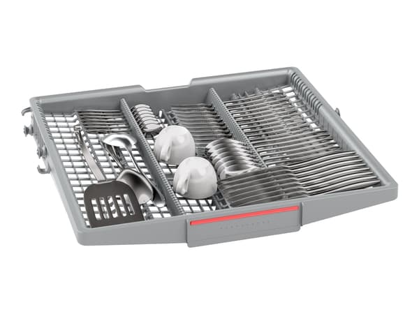 Bosch Serie 6 SMV6ECX93E, Täysin integroitu, Kokonaiskoko (60 cm), Harmaa, Painikkeet, 1,75 m, 1,65 m