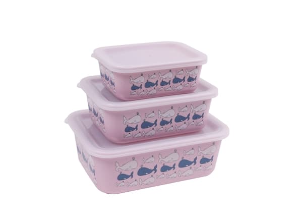 Stoneline Stoneline | Awave Set of storage box | 21940 | Storage box | 3 pc(s) | Dishwasher proof | Rose