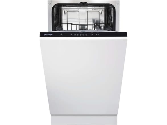 Gorenje GV520E15 - Oppvaskmaskin - innebygd - Nisje - bredde: 45 cm - dybde: 56 cm - høyde: 82 cm - svart
