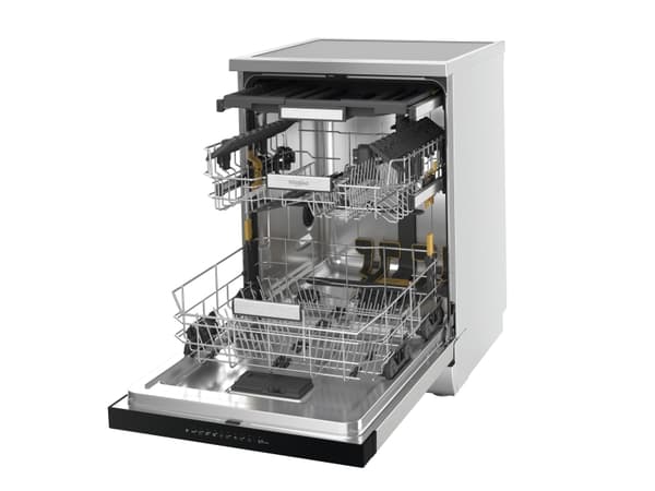 WHIRLPOOL W7FHP43X - Diskmaskin - Svart