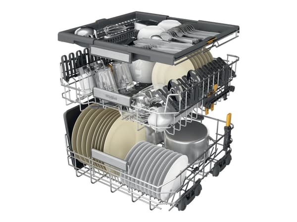 WHIRLPOOL W7IHF60TU - Astianpesukone - Musta
