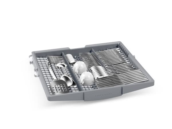 Bosch Serie 4 SMS4HMI07E, Frittstående, Full størrelse (60 cm), Rustfritt stål, Sølv, Berøringskontroll, 1,75 m
