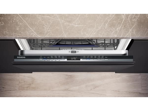 Siemens iQ500 SN65YX00CE, Fullstendig innebygget, Full størrelse (60 cm), Grå, Knapper, Kaldt, 2 kurver