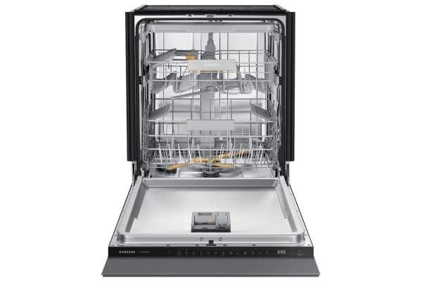 Samsung DW60BG830I00ET, Täysin sisäänrakennettu, Täysikokoinen (60 cm), Musta, Kosketusnäyttö, Kori, Ruostumaton teräs