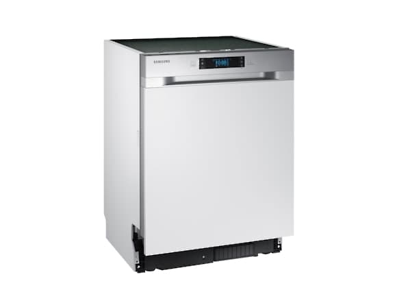 Samsung DW60M6050SS, Halvveis innebygget, Full størrelse (60 cm), Sølv, Sølv, Knapper, LED