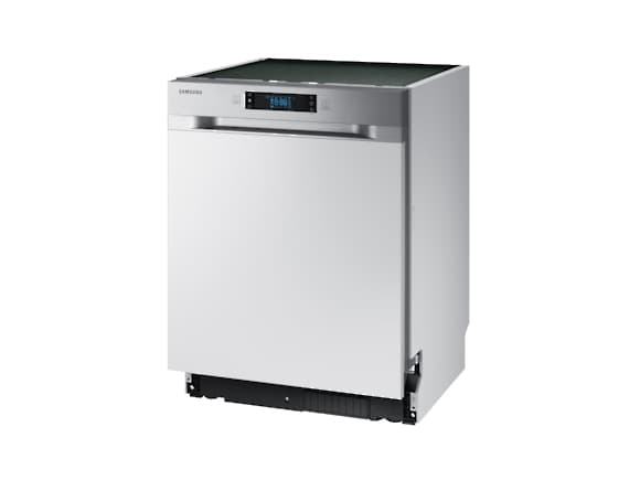 Samsung DW60M6050SS, Halvveis innebygget, Full størrelse (60 cm), Sølv, Sølv, Knapper, LED