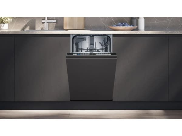 Siemens iQ100 SZ36BH00, Täysin sisäänrakennettu, Slimline (45 cm), harmaa, painikkeet, 1,75 m, 1,65 m