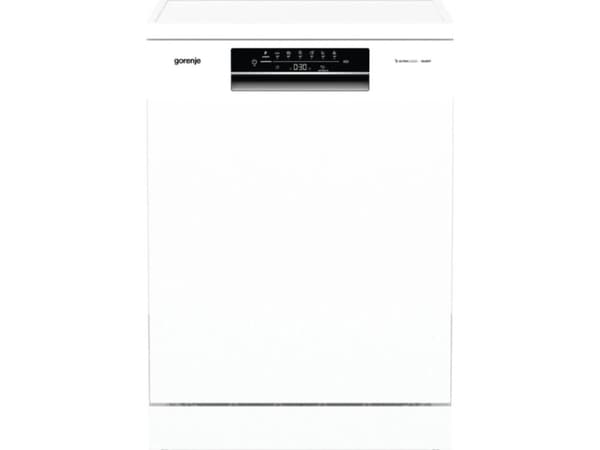 Oppvaskmaskin Gorenje GS643E90W | Under bygging | Bredde 59,9 cm | 6 programmer | E-klasse| Skjerm | AquaStop-funksjon | Hvit