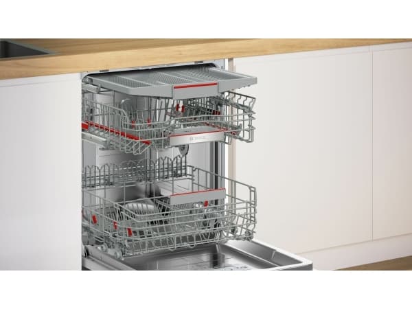 Bosch Serie 6 SMV6ZCX03E, Fullstendig innebygget, Full størrelse (60 cm), Rustfritt stål, Berøringskontroll, 1,75 m, 1,65 m