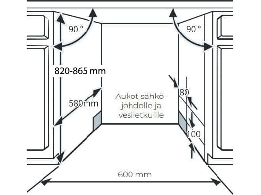 Ströme DW62B02D/01IX oppvaskmaskin, stål