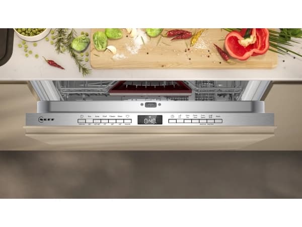 Neff S275EAX16E, Fully built-in, Full size (60 cm), Buttons, Upper, Basket, Stainless steel