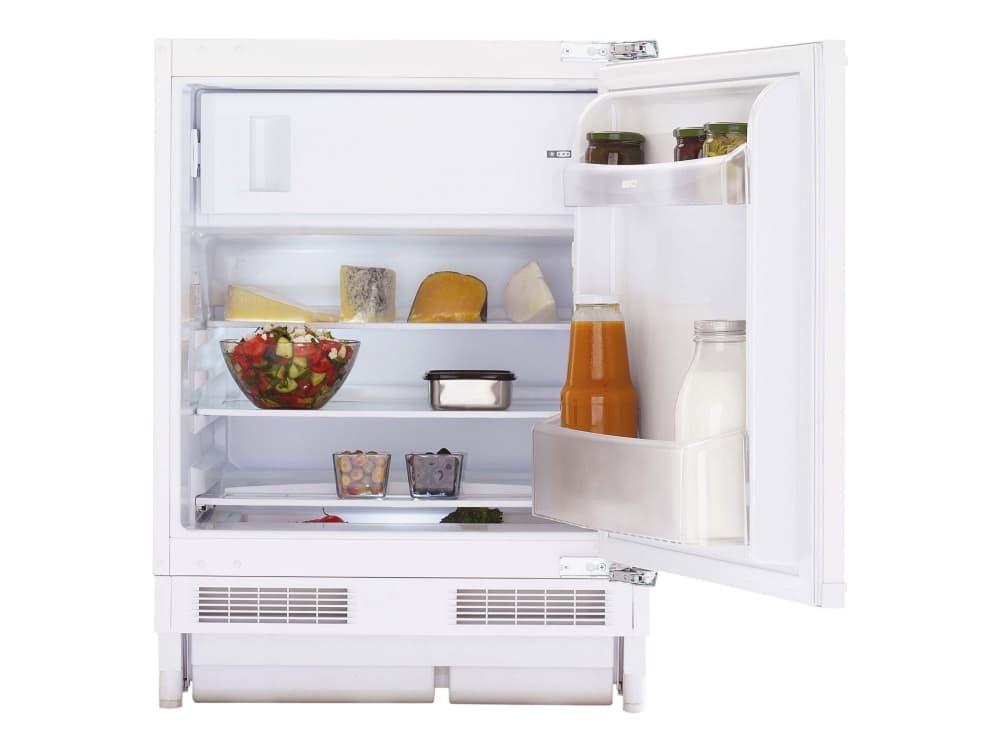 Beko BU1153HCN - Kylskåp med frysfack - inbyggd - bredd: 59.5 cm - djup: 54.5 cm - höjd: 81.8 cm - 107 liter - Klass A+ - vit