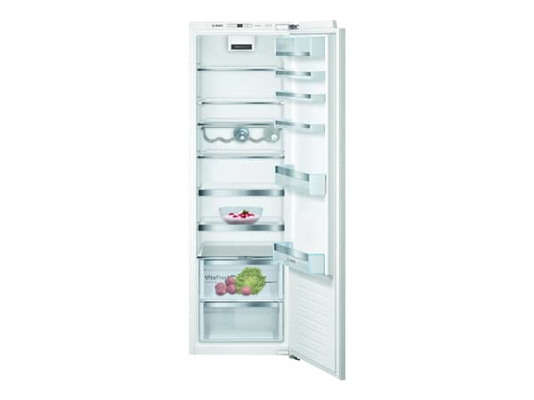 Bosch Serie | 6 KIR81AFE0 - Kylskåp - inbyggd - fördjupning - bredd: 56 cm - djup: 55 cm - höjd: 177.5 cm - 319 liter - Klass E Ej tillämpligt