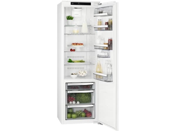AEG SKE818E9ZC - Kjøleskap - innebygd - fordypning - bredde: 56 cm - dybde: 55 cm - høyde: 178 cm - 276 liter - Klasse E - hvit